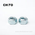 ISO 7042 Grade 10 Zinc plated All metal hexagon lock nuts